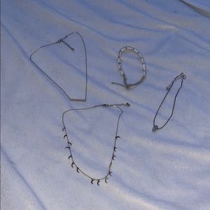 Lot of 4: 3 necklaces & one bracelet